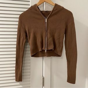John Galt Brown Arden Hoodie